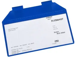 insteekhoes,DIN A6,liggend,HxB 105x215mm,m. magneet,kunststof,blauw