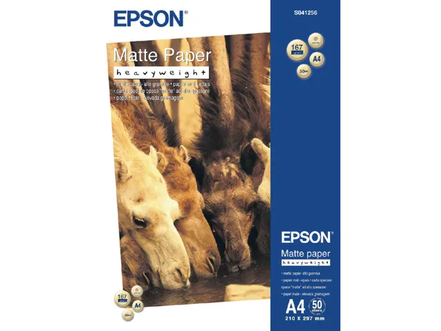Inkjetpapier Epson S041256 A4 mat 167gr 50 vel