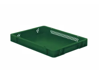 Euronorm-Stapelbak 4.5l Hxlxb 50x400x300mm Wanden Open Groen - 1