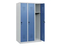 schoollocker,HxBxD 1530x900x500mm,3vak,vak B 300mm,draaigrendel