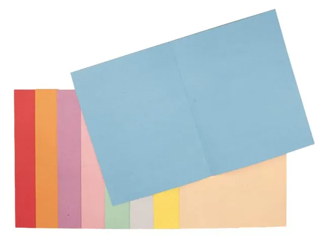 Vouwmap Esselte A4 met overslag manilla 180gr blauw