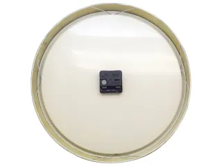 Landelijke wandklok - 39cm - Stille klok - Wit/ Goud- NeXtime "Classic - 10