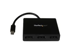 Mini Displayport Naar Displayport Multi-monitor Splitter 3-Poorts Hub