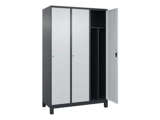 locker voor scheiding van kleding,HxBxD 1950x1200x500mm,3vak - 2