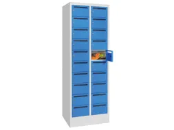Postsorteerkast 1850x630x500mm 2x10 Vakken Ral7035 Front Ral5012