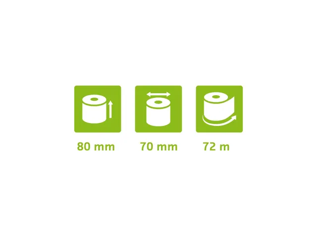 Exacompta Kassarol 43828E Wit 80mmx8 mmx12 mm 725 Meter 55 Gram