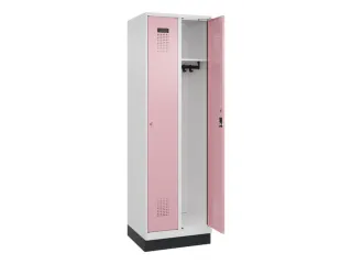 locker,HxBxD 1950x600x500mm,2vak,vak B 300mm,cil.-slot,sokkel - 2