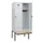 locker met bank,HxBxD 1950x800x815mm,2vak,vak B 400mm,draaigrendel