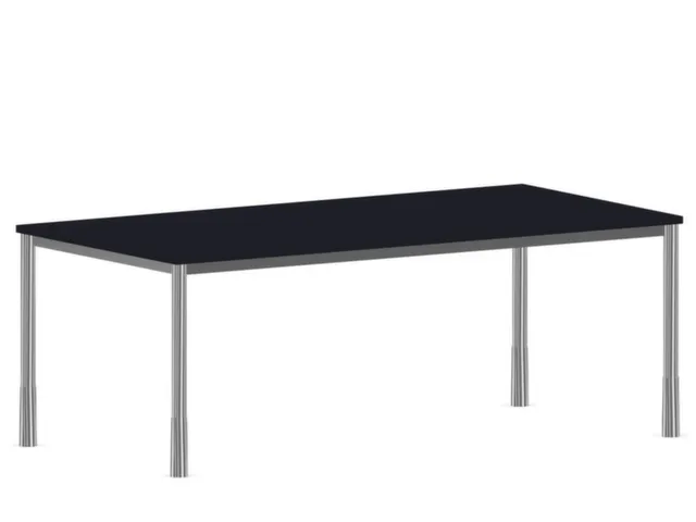 In hoogte verstelbaar bureau,HxBxD 720-840x2000x1000mm,CC-zwart