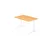 In hoogte verstelbaar bureau,HxBxD 680-850x1200x800mm,blad beuken