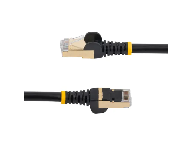 1m CAT6a Ethernet kabel zwart STP