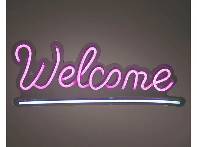 Ledbord Lumineo indoor USB neon Welcome