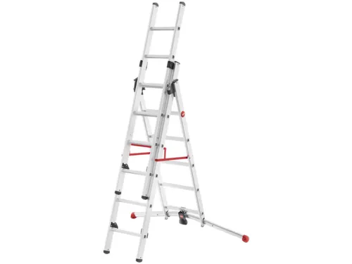 multifunctionele telescoopladder,2x6/1x5,sporten,balk L 3,73m