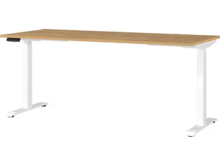 Elektrisch ihv bureau,HxBxD 720-1200x1800x800mm,blad Grandson-eiken - 1