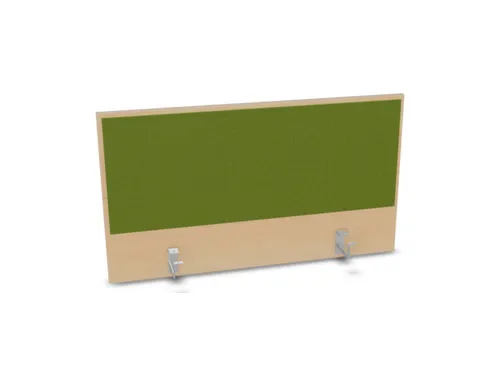 opzetpaneel,v. bureau,aanbouw achter,B 1000mm,NE-esdoorn,BN7048-groen