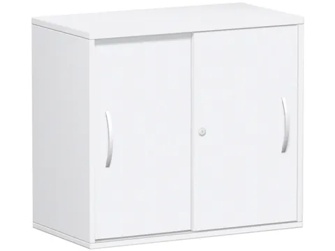 schuifdeurkast,HxBxD 720x800x425mm,1xhouten vloer,2ordnerhoogte