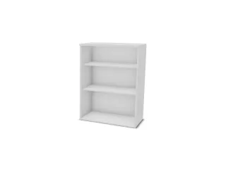 kantoorstelling,opbouwelement,HxBxD 1070x800x445mm,Bl-wit - 1