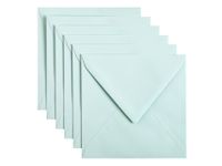 Envelop Papicolor 140x140mm Zeegroen gegomd