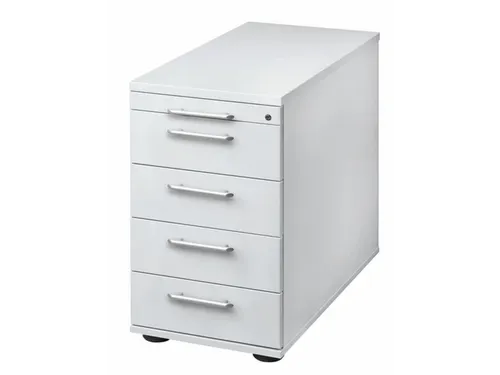 Ladenblok HxBxD 720-760x430x800mm Pennenlade 4 Laden Ral7035