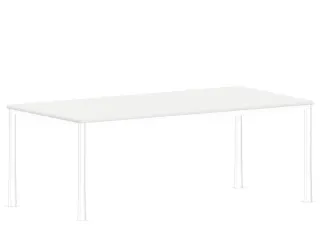 In hoogte verstelbaar bureau,HxBxD 720-840x2000x1000mm,Bl-wit - 2