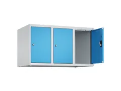 opzetkast,v. locker,3vak.,vak B 300mm,HxBxD 500x900x500mm,cilinderslot
