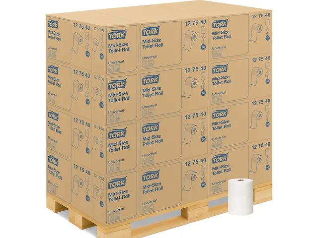 Toiletpapier Tork T6 Universal 1-laags 135m wit 127540 Pallet