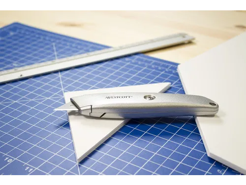 Snijmes Westcott trapezium 18mm met schuifsluiting aluminium