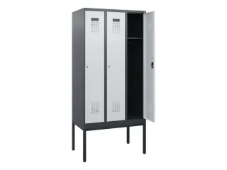 schoollocker,HxBxD 1950x900x500mm,3vak,vak B 300mm,cil.-slot - 1