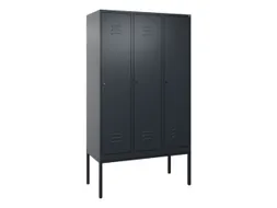 locker voor scheiding van kleding,HxBxD 2120x1200x500mm,3vak
