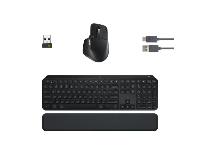 Logitech MX Keys S Combo toetsenbord en muis Azerty Frans
