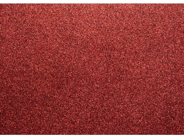 Glitterkarton Kangaro bordeaux 50x70cm pak à 10 vel