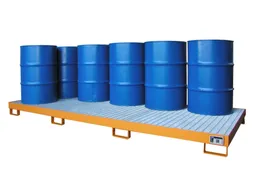 opvangbak,v. 10x200l vat,opvangvol. 280l,HxBxD 200x1300x3280mm