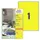 Gekleurde Etiketten Avery Zweckform 210x297mm A4 Geel 100 stuks