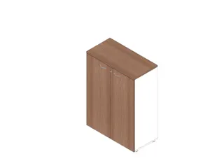 Kantoorkast Romp Wit Front Canaletto-Hout bxdxh 900x450x1232mm - 1