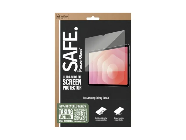 PanzerGlass SAFE. by Screen Protector Samsung Tab S11 | Ultra-Wide