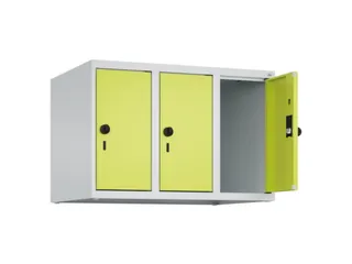 opzetkast,v. locker,3vak.,vak B 250mm,HxBxD 500x750x500mm,vleugeldeur - 2