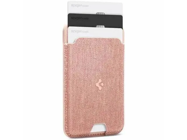 Spigen AFA07424 iPhone Urban FIT Magfit Kaarthouder Magsafe Rose Gold