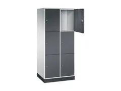 grootvolume-lockersysteem,RAL 7035/RAL 7021,HxBxD 1950x820x600mm