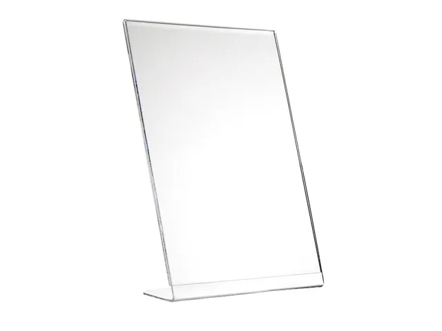 Tafelstandaard Seco A4 schuin glashelder