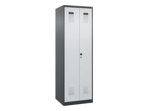 locker voor scheiding van kleding,HxBxD 1850x600x500mm,2vak