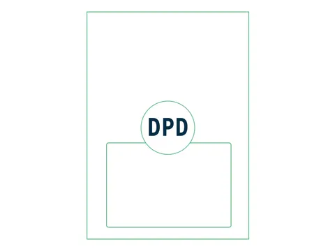 Retourlabel DPD label A4 161.5x100mm 100 Vel