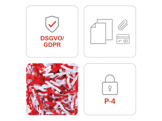 Papiervernietiger Hsm Securio C14 4mmx25mm