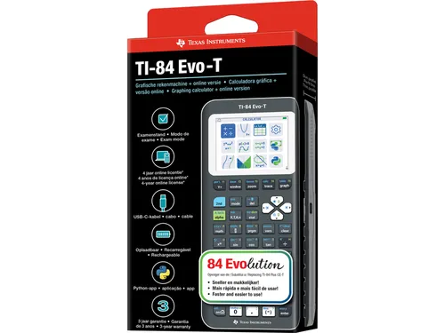 Rekenmachine Texas TI-84 Evo-T zwart