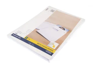 Envelop Raadhuis 229x324 C4 VL akte plakstrip wit 120gr 25 stuks - 2