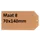 Label karton nr 8 200gr 70x140mm chamois 1000 stuks