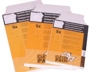 Envelop CleverPack A4 238x312mm karton wit 5stuks