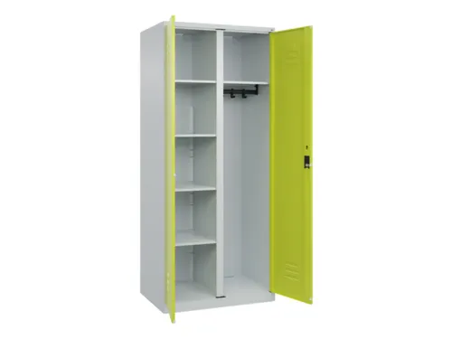 wasgoedverdeelkast,HxBxD 1850x800x500mm,vak B 400mm,cilinderslot