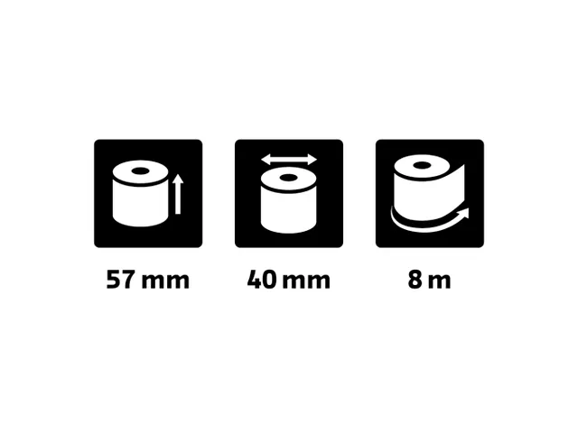 Exacompta Kassarol 57mmx40mmx12mm 8 Meter 60 Gram
