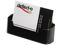 Visitekaarthouder 1 opbergvak, zwart