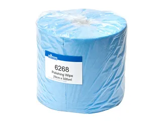 Poetsdoek Non-Woven Blauw Pluisarm Rol 29cm x 190m - 1